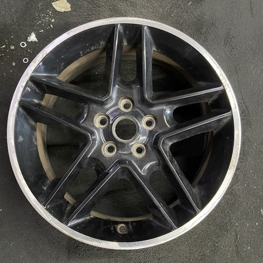18" COMPASS 08-10 18x7, , black Original OEM Wheel Rim - Angle View