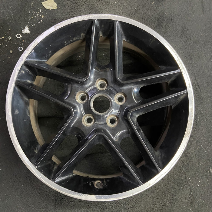 18" COMPASS 08-10 18x7, , black Original OEM Wheel Rim - Angle View