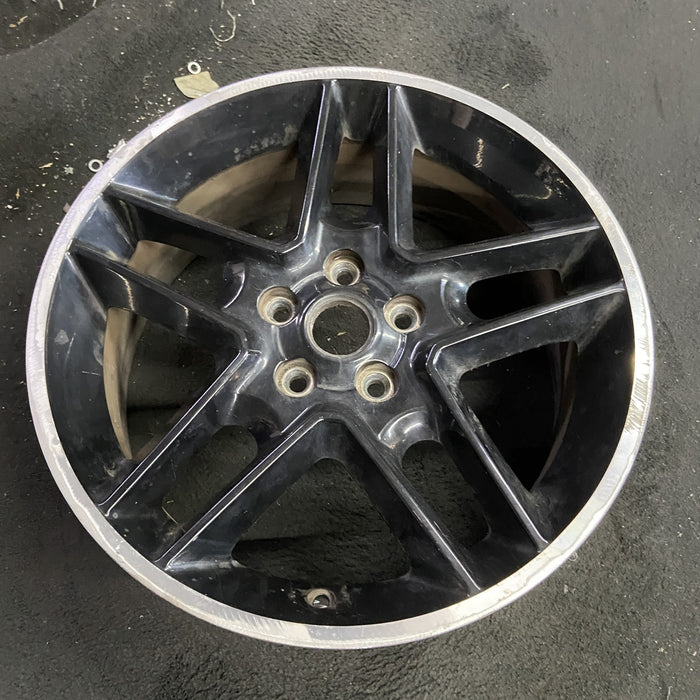 18" COMPASS 08-10 18x7, , black Original OEM Wheel Rim - Side Profile