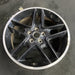 18" COMPASS 08-10 18x7, , black Original OEM Wheel Rim - Side Profile