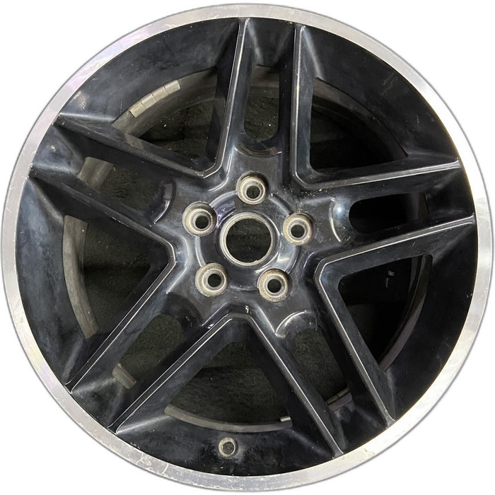 18" COMPASS 08-10 18x7, , black Original OEM Wheel Rim - Front View