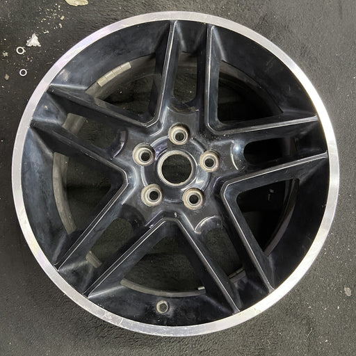 18" COMPASS 08-10 18x7, , black Original OEM Wheel Rim - Angle View