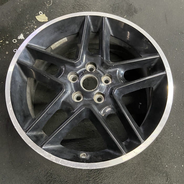 18" COMPASS 08-10 18x7, , black Original OEM Wheel Rim - Side Profile