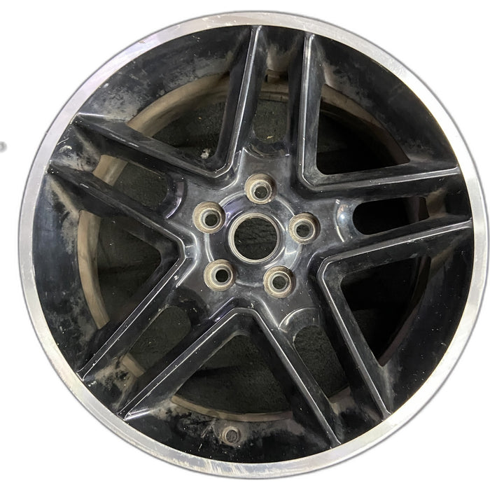 18" COMPASS 08-10 18x7, , black Original OEM Wheel Rim - Front View