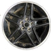 18" COMPASS 08-10 18x7, , black Original OEM Wheel Rim - Front View