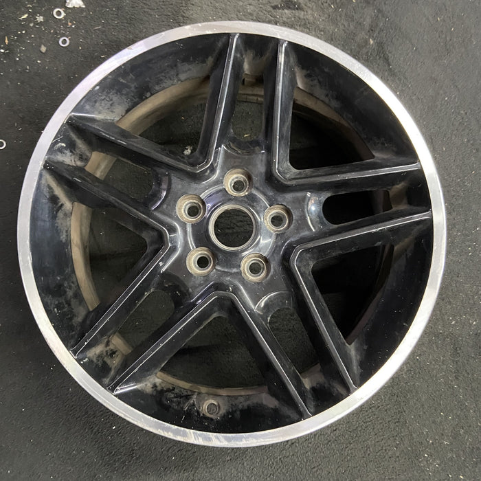 18" COMPASS 08-10 18x7, , black Original OEM Wheel Rim - Angle View