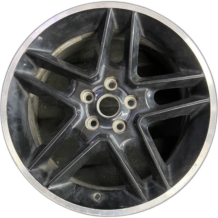 18" COMPASS 08-10 18x7, , black Original OEM Wheel Rim - Front View