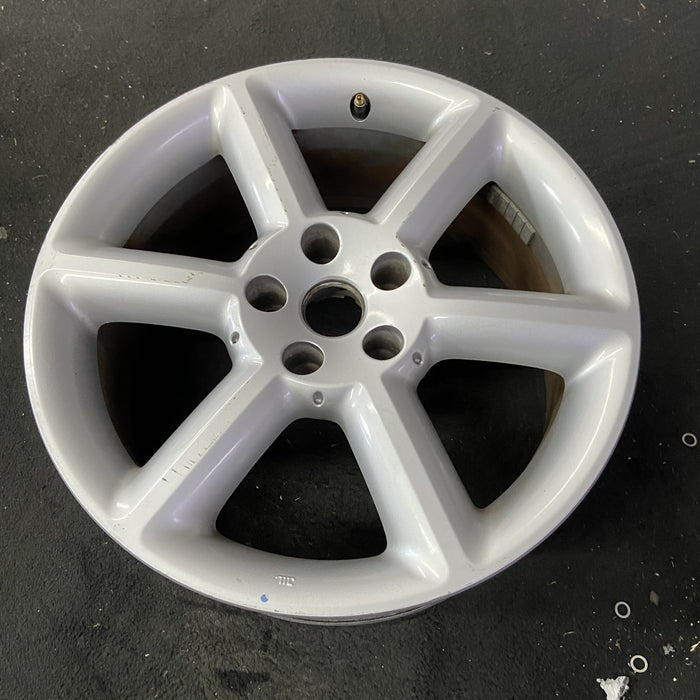 18" 350Z 03-05 18x8 , 6 spoke, rear Original OEM Wheel Rim - Close-Up Detail