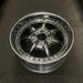 17" BMW 525i 01-03 17x8 , 7 spoke, covered lugs Original OEM Wheel Rim - Close-Up Detail