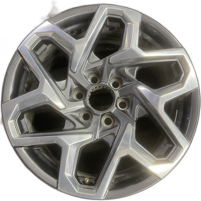 20" SIERRA 1500 PICKUP 22 20x9, , opt NZD Original OEM Wheel Rim - Front View