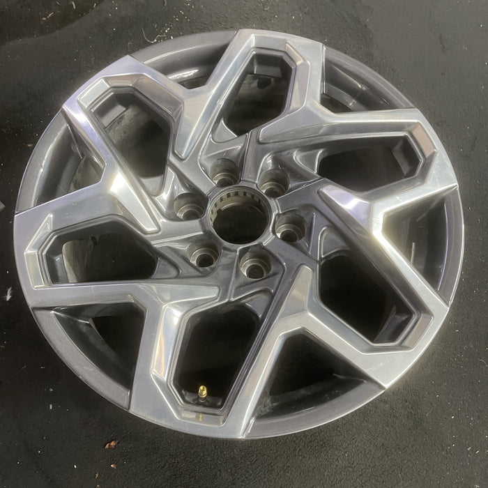 20" SIERRA 1500 PICKUP 22 20x9, , opt NZD Original OEM Wheel Rim - Side Profile