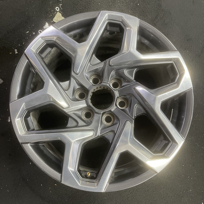 20" SIERRA 1500 PICKUP 22 20x9, , opt NZD Original OEM Wheel Rim - Angle View