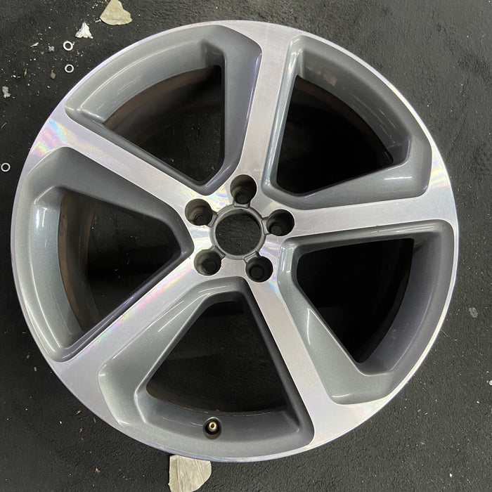 20" AUDI Q5 13-16 20x8.5, 5 spoke, arm spoke Original OEM Wheel Rim - Angle View