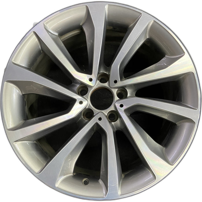 19" BMW X6 15-17 19x9 , , V spoke, w/dimples between lugs, 18mm offset Original - Front View