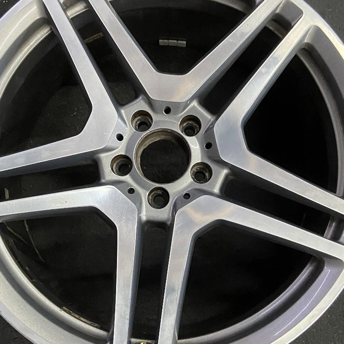 20" MERCEDES CL-CLASS 08-11 216 Type; CL63 20x9.5 10 spoke 5 pairs Original OEM - Angle View
