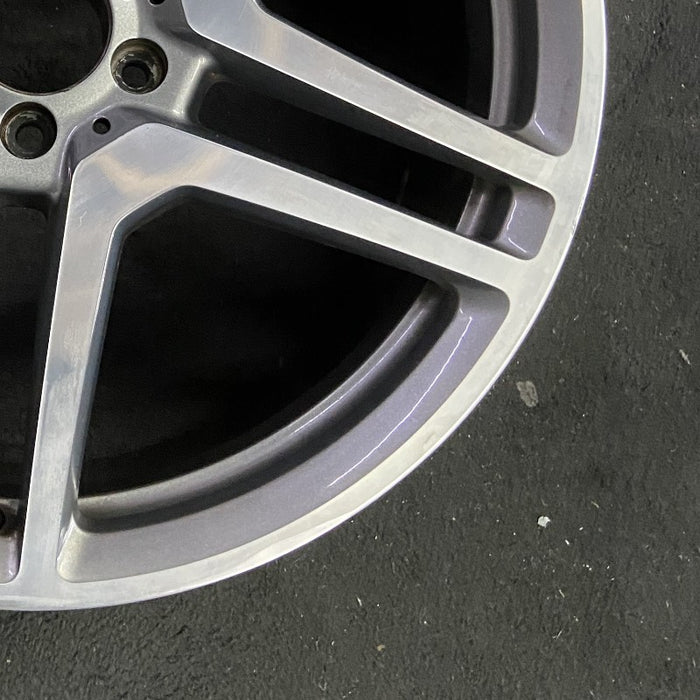 20" MERCEDES CL-CLASS 08-11 216 Type; CL63 20x9.5 10 spoke 5 pairs Original OEM - Back View