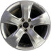 18" MDX 07-09 18x8 alloy 5 spoke silver Original OEM Wheel Rim - Front View