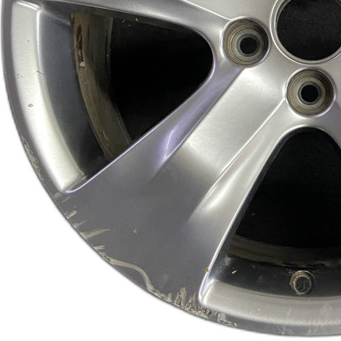 18" MDX 07-09 18x8 alloy 5 spoke silver Original OEM Wheel Rim - Back View