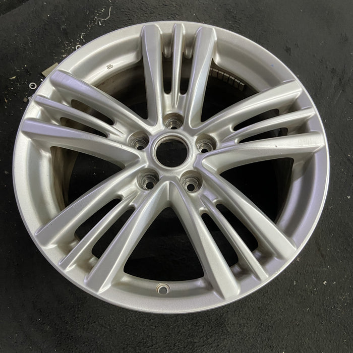 17" INFINITI G25 11-12 17x7.5 , Original OEM Wheel Rim - Side Profile