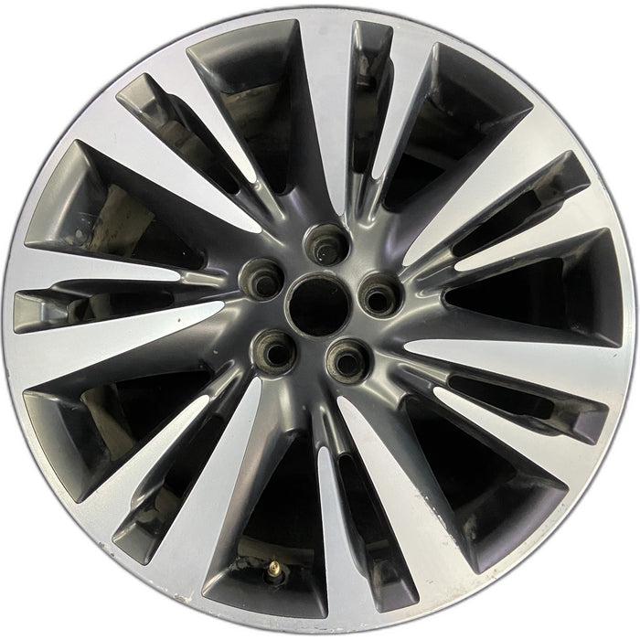 19" MKZ 17 19x8 , 14 spoke Original OEM Wheel Rim - Front View