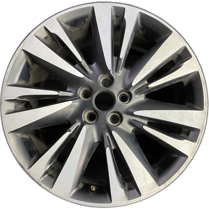 19" MKZ 17 19x8 , 14 spoke Original OEM Wheel Rim - Front View