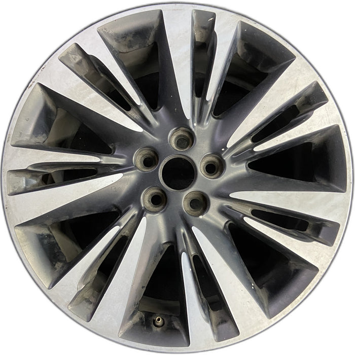 19" MKZ 17 19x8 , 14 spoke Original OEM Wheel Rim - Front View