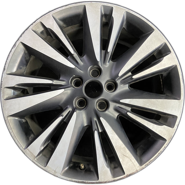 19" MKZ 17 19x8 , 14 spoke Original OEM Wheel Rim - Front View