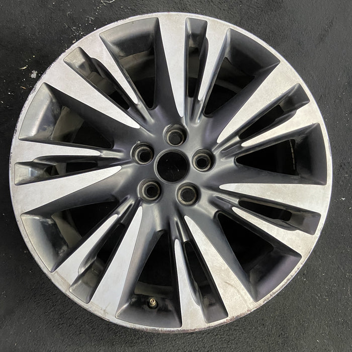 19" MKZ 17 19x8 , 14 spoke Original OEM Wheel Rim - Angle View