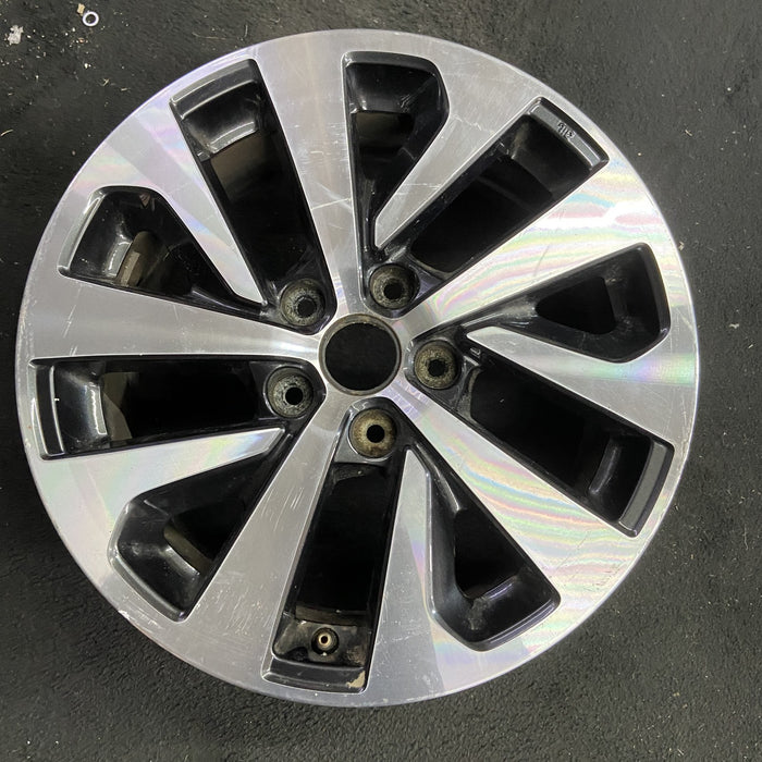 17" LEGACY 20-21 17x7, alloy Original OEM Wheel Rim - Angle View