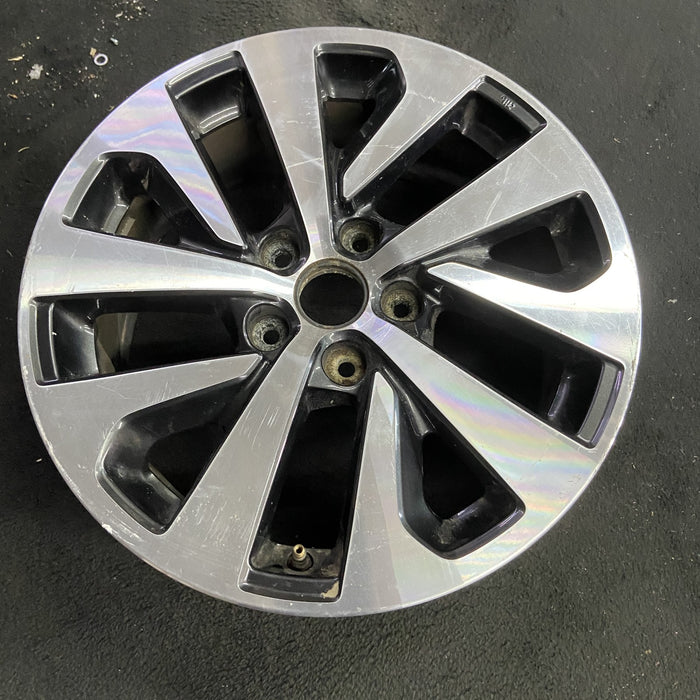 17" LEGACY 20-21 17x7, alloy Original OEM Wheel Rim - Side Profile
