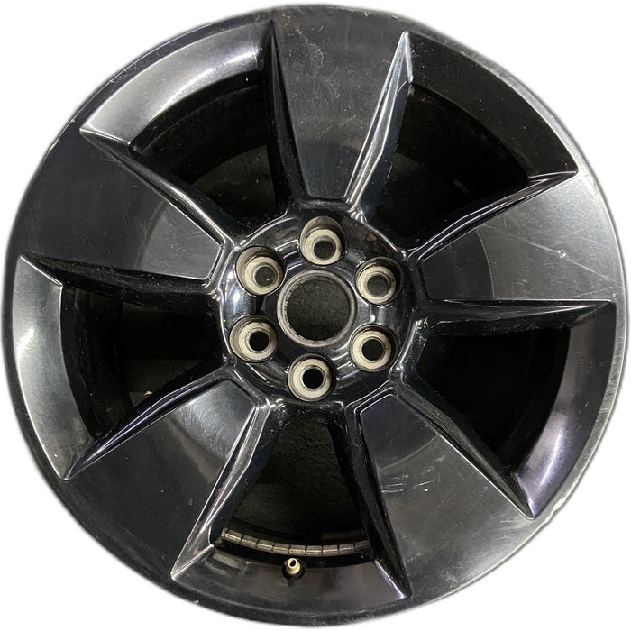 18" COLORADO 16-18 18x8.5, black Original OEM Wheel Rim - Front View