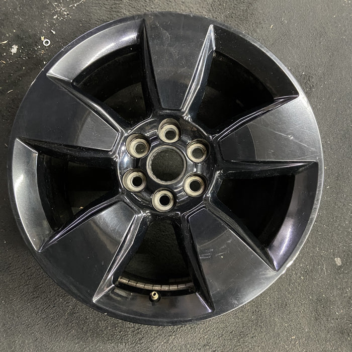 18" COLORADO 16-18 18x8.5, black Original OEM Wheel Rim - Angle View