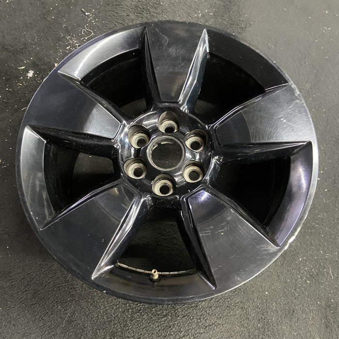 18" COLORADO 16-18 18x8.5, black Original OEM Wheel Rim - Side Profile