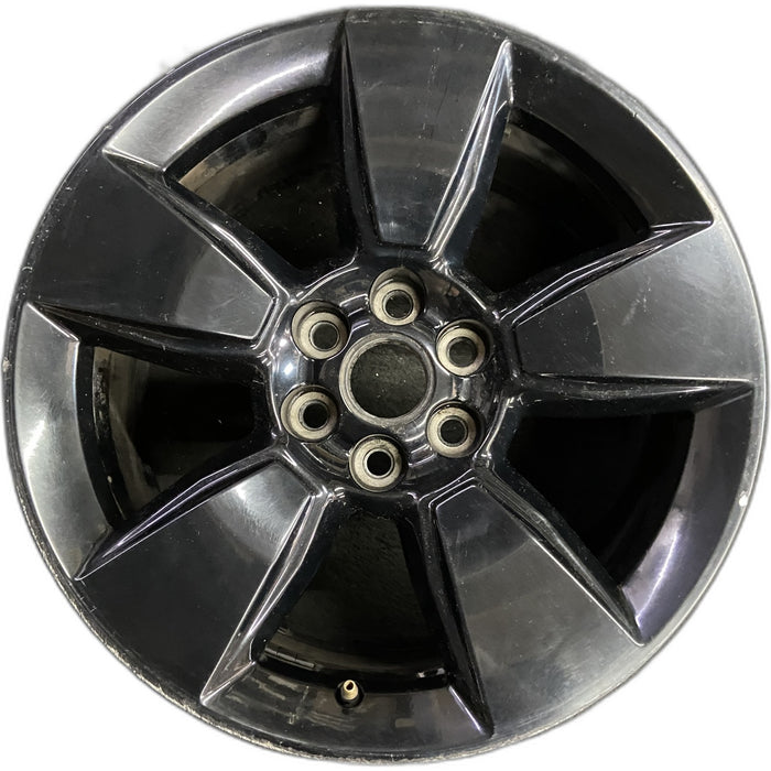 18" COLORADO 16-18 18x8.5, black Original OEM Wheel Rim - Front View