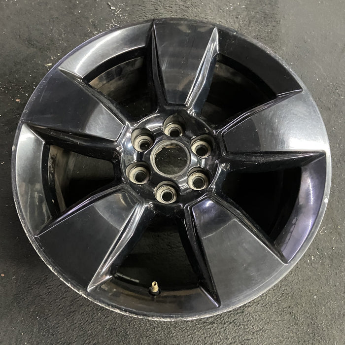18" COLORADO 16-18 18x8.5, black Original OEM Wheel Rim - Side Profile