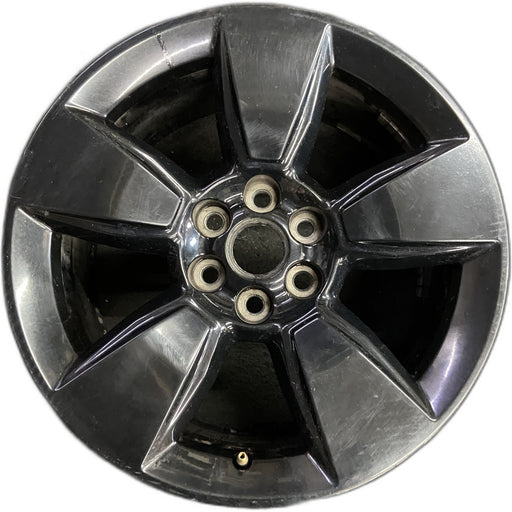 18" COLORADO 16-18 18x8.5, black Original OEM Wheel Rim - Front View