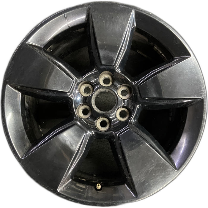 18" COLORADO 16-18 18x8.5, black Original OEM Wheel Rim - Front View