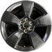 18" COLORADO 16-18 18x8.5, black Original OEM Wheel Rim - Front View