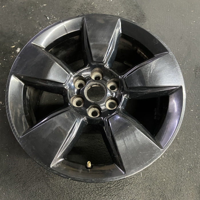 18" COLORADO 16-18 18x8.5, black Original OEM Wheel Rim - Side Profile