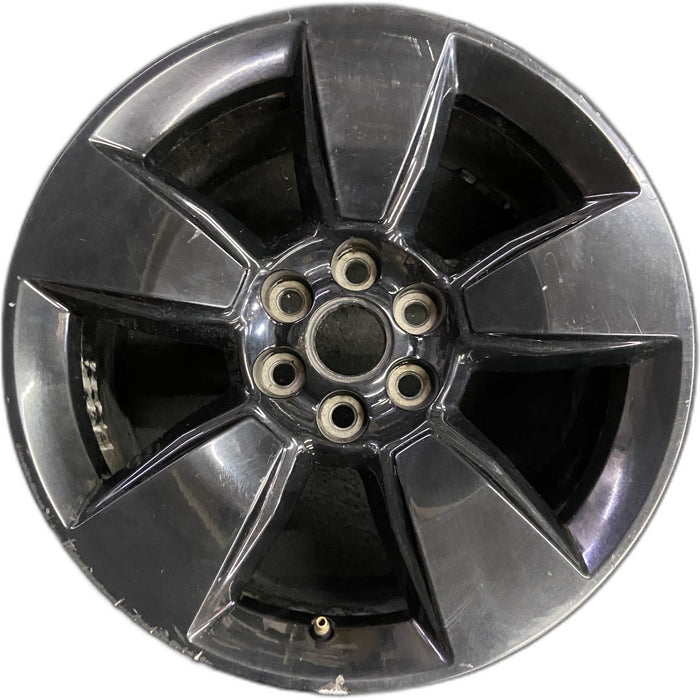18" COLORADO 16-18 18x8.5, black Original OEM Wheel Rim - Front View