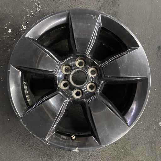 18" COLORADO 16-18 18x8.5, black Original OEM Wheel Rim - Angle View