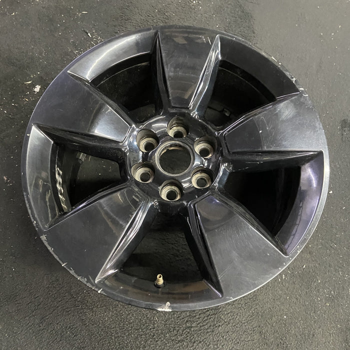 18" COLORADO 16-18 18x8.5, black Original OEM Wheel Rim - Side Profile