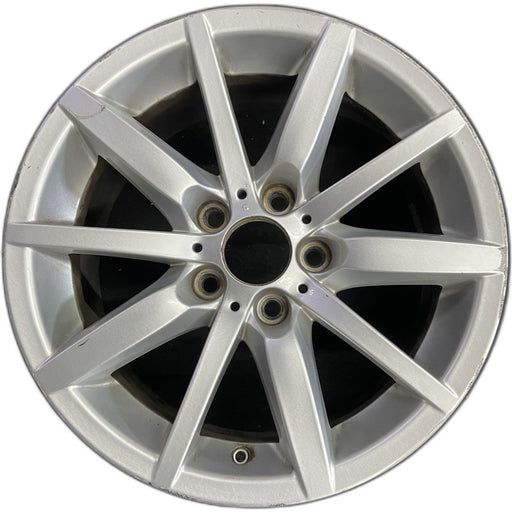 17" BMW 323i 08-12 17x8 , 10 spoke, alternating spoke Original OEM Wheel Rim - Front View