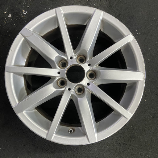 17" BMW 323i 08-12 17x8 , 10 spoke, alternating spoke Original OEM Wheel Rim - Angle View