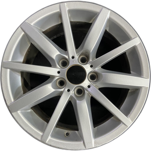 17" BMW 323i 08-12 17x8.5 , 10 spoke, alternating spoke Original OEM Wheel Rim - Front View