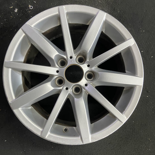 17" BMW 323i 08-12 17x8.5 , 10 spoke, alternating spoke Original OEM Wheel Rim - Angle View