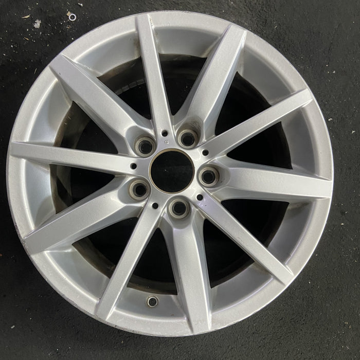 17" BMW 323i 08-12 17x8.5 , 10 spoke, alternating spoke Original OEM Wheel Rim - Angle View