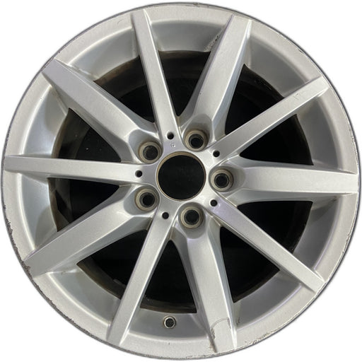 17" BMW 323i 08-12 17x8.5 , 10 spoke, alternating spoke Original OEM Wheel Rim - Front View