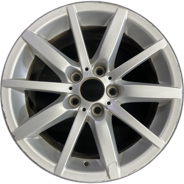 17" BMW 323i 08-12 17x8.5 , 10 spoke, alternating spoke Original OEM Wheel Rim - Front View
