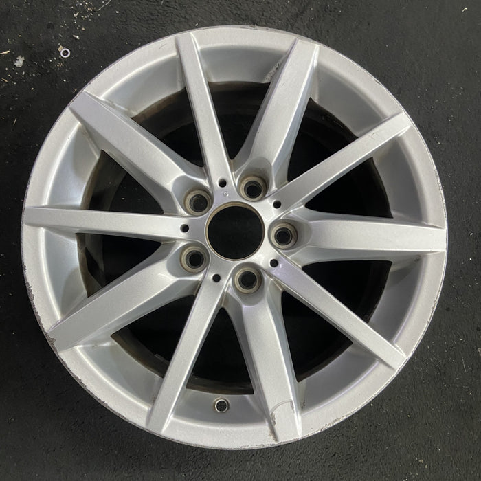 17" BMW 323i 08-12 17x8.5 , 10 spoke, alternating spoke Original OEM Wheel Rim - Angle View